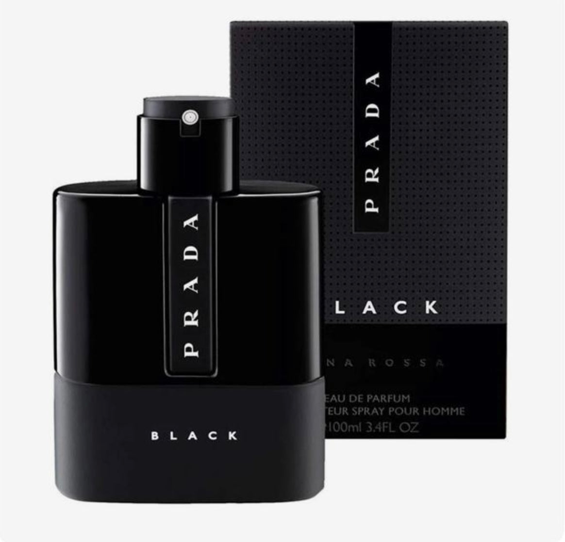 PERFUME PRADA LUNA ROSSA BLACK 3.4oz MEN EDP SPRAY